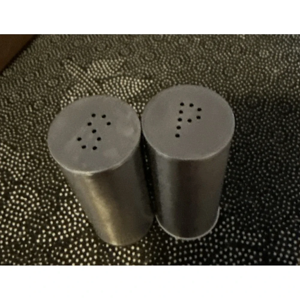IKEA PLATS Stainless Steel Salt And Pepper Shakers Set of 2